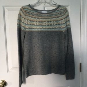 Patterned wool Christmas sweater